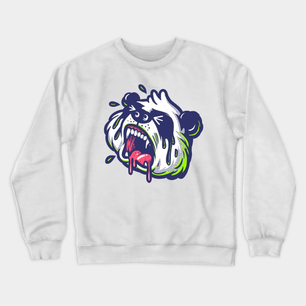 Crying Panda Crewneck Sweatshirt by wehkid